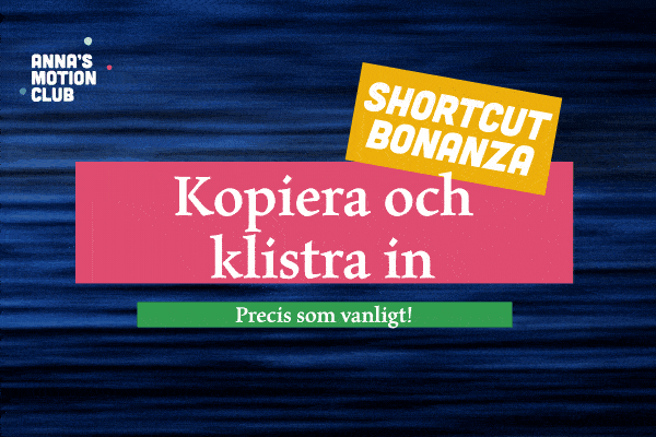 Shortcut bonanza, Annas Motion Club