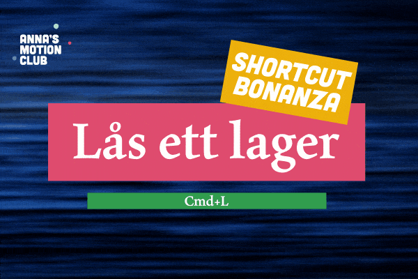 Shortcut bonanza lock layer, Annas Motion Club