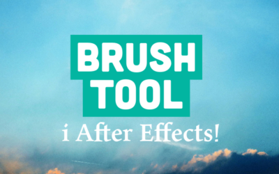 Brush tool i After Effects