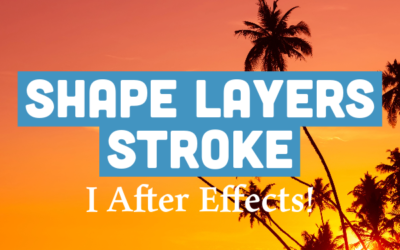 Fill & Stroke på Shape Layer i After Effects