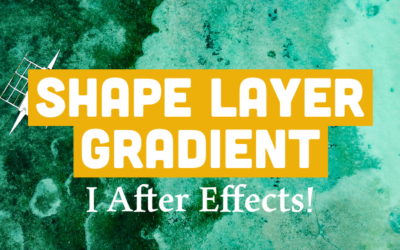 Gradient på Shape Layer i After Effects