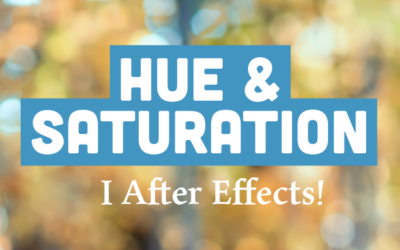 Hue & Saturation i After Effects
