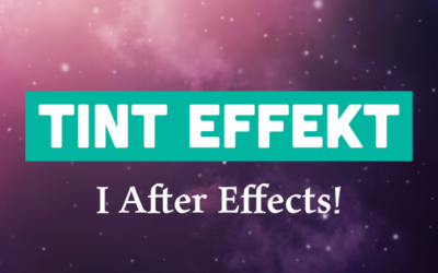 Tint effekt i After Effects