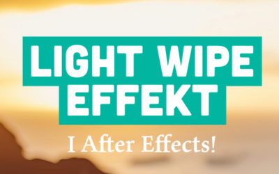 Light Wipe effekt i After Effects