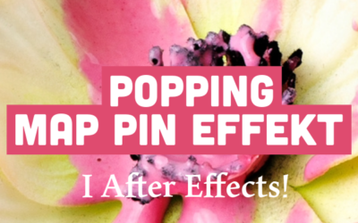 Popping Map Pin effekt i After Effects