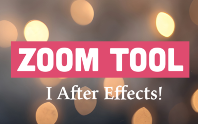 Zoom tool i After Effects
