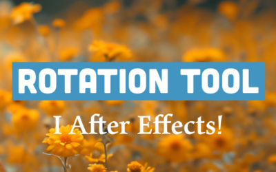 Rotation tool i After Effects