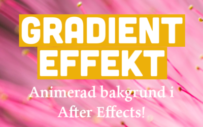 Gradient effekt i After Effects