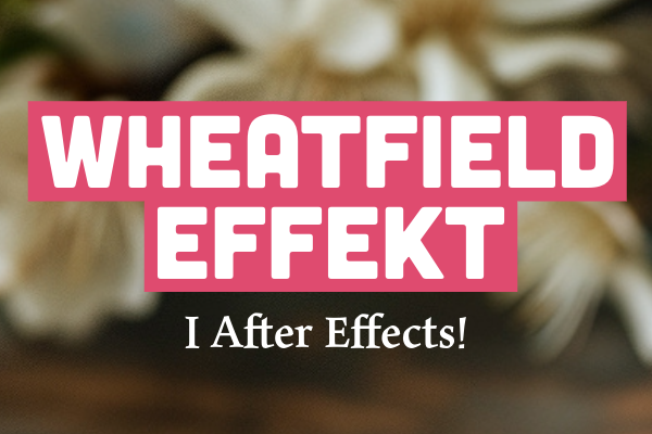 Wheatfield effekt i After Effects