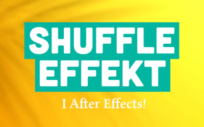 Shuffle Effekt i After Effects