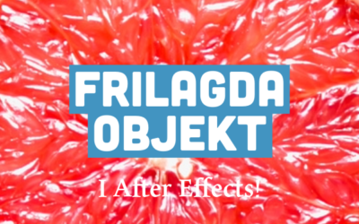 Frilagda objekt i After Effects